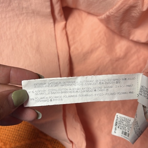 Zara Pink Trench Coat A-line Silhouette - Picture 5 of 9